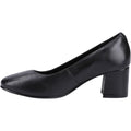 Hush Puppies Anna Wide Talons Noirs En Cuir Pour Femmes