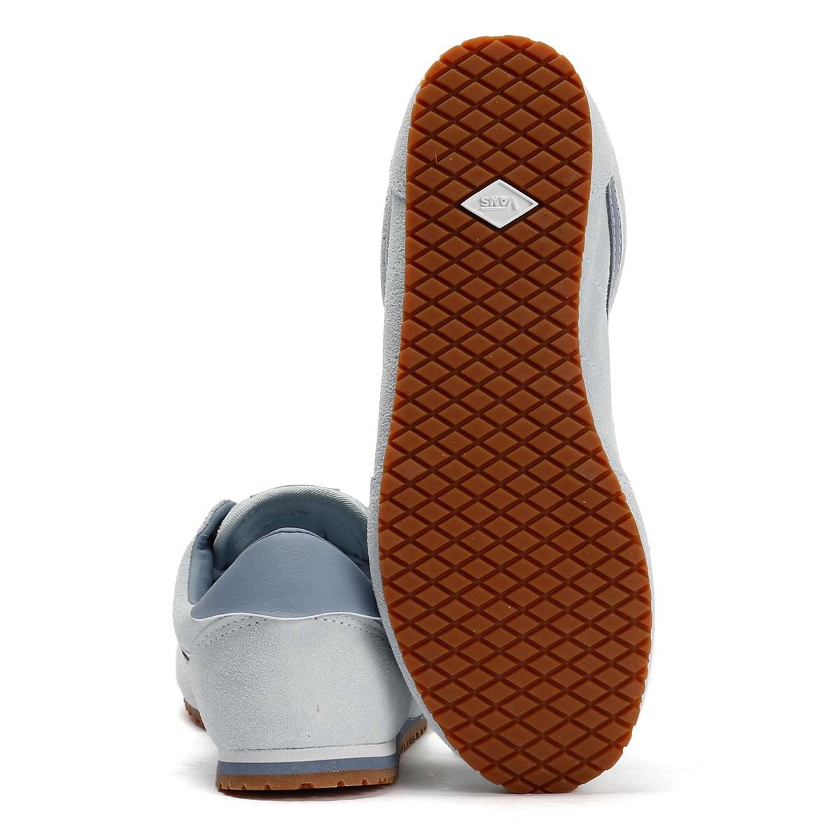 Vans Super Lowpro Baskets Bleues Pour Femmes Suède