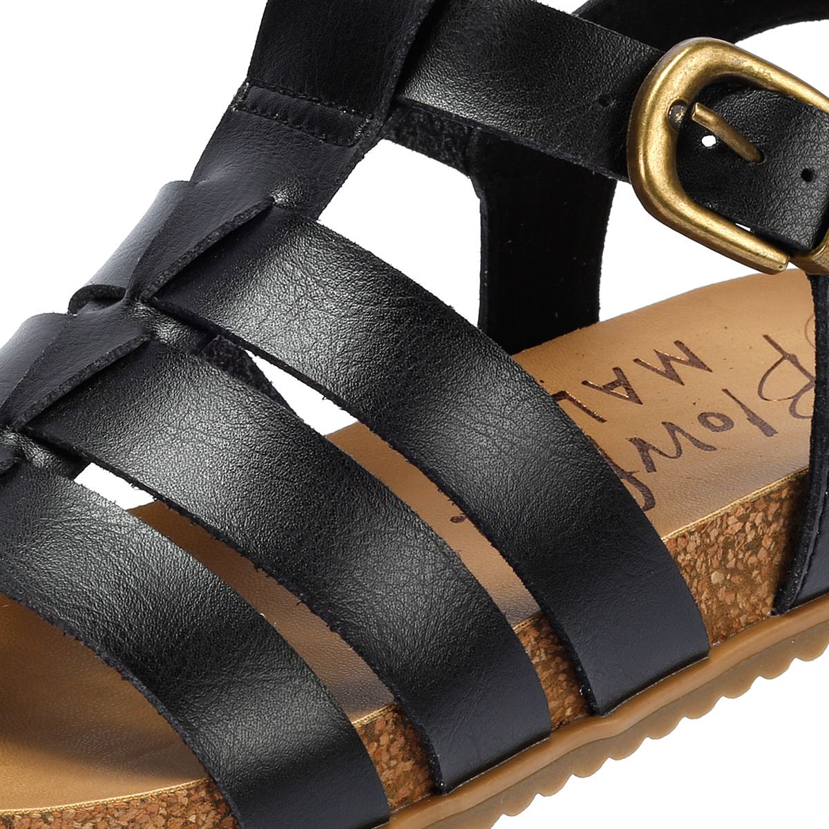 Blowfish Malibu Fillip Dyecut Sandales Noires Pour Femmes