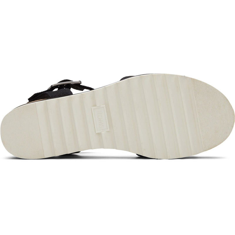 TOMS Diana Compensées Noires Pour Femmes En Synthétique