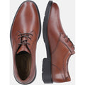 Hush Puppies Banker Chaussures En Cuir Marron À Lacets Pour Homme