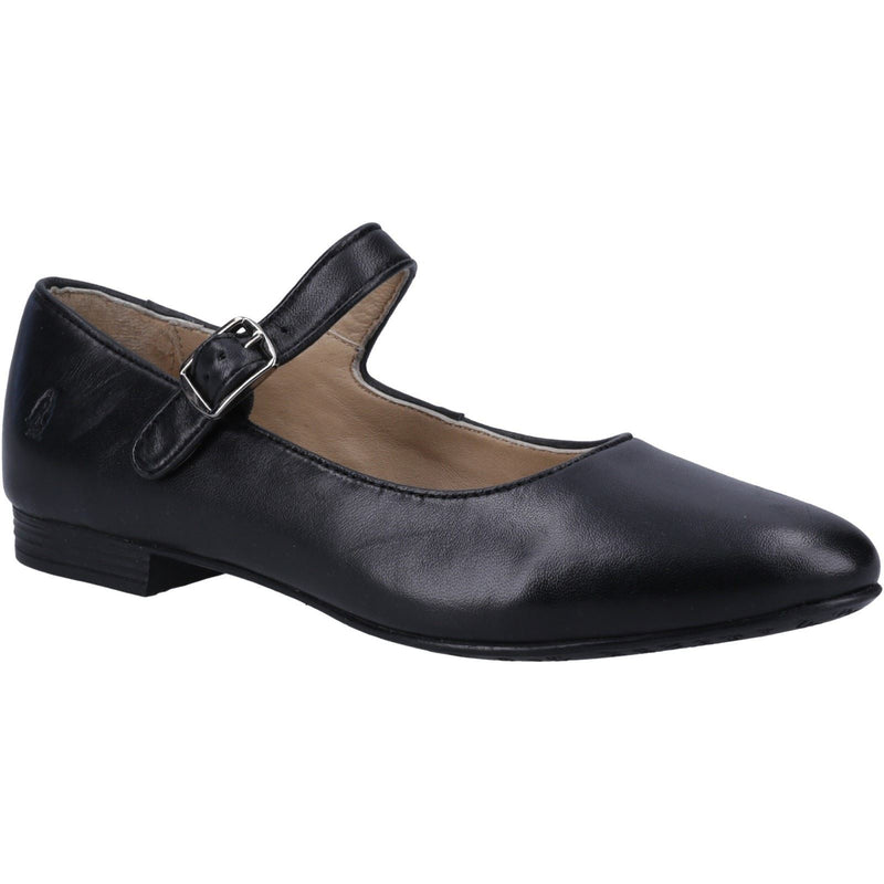 Hush Puppies Melissa Ballerines Noires Pour Femmes En Cuir Verni.