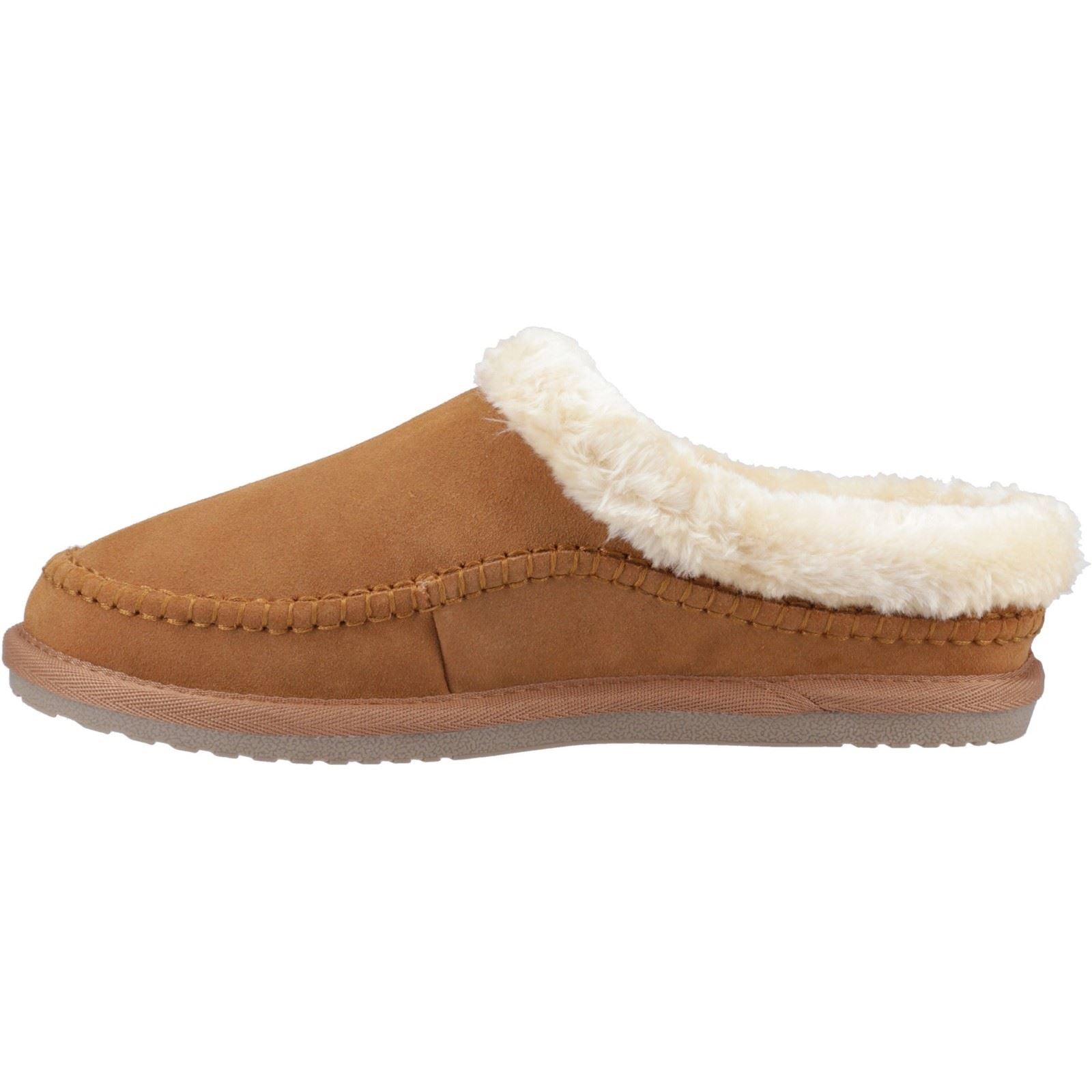 Hush Puppies Atticus Chaussons En Daim Pour Homme Couleur Marron Clair