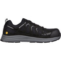 Skechers Workwear Malad II Baskets De Sécurité Noires Pour Hommes En Textile