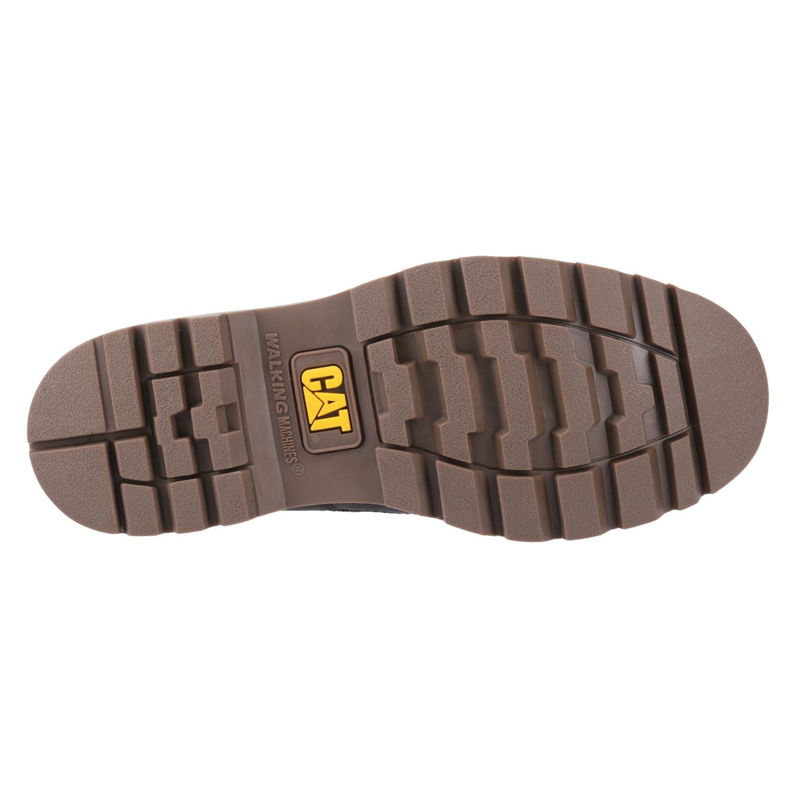 Caterpillar Colorado Moc Toe Low Chaussures En Cuir Pour Hommes À Lacets Marron Foncé