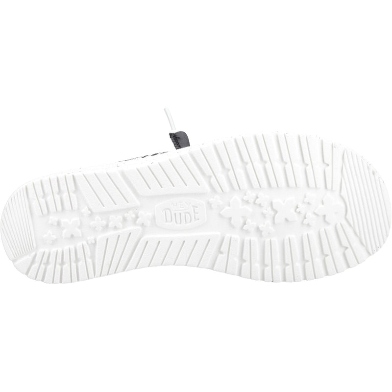 HEYDUDE Wendy Leopard Mocassins Noirs/Gris Pour Femmes