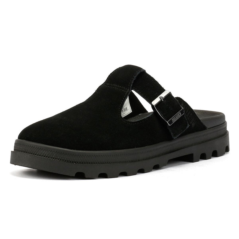 Palladium Dunelite Pyla Chaussures Confort En Daim Noir