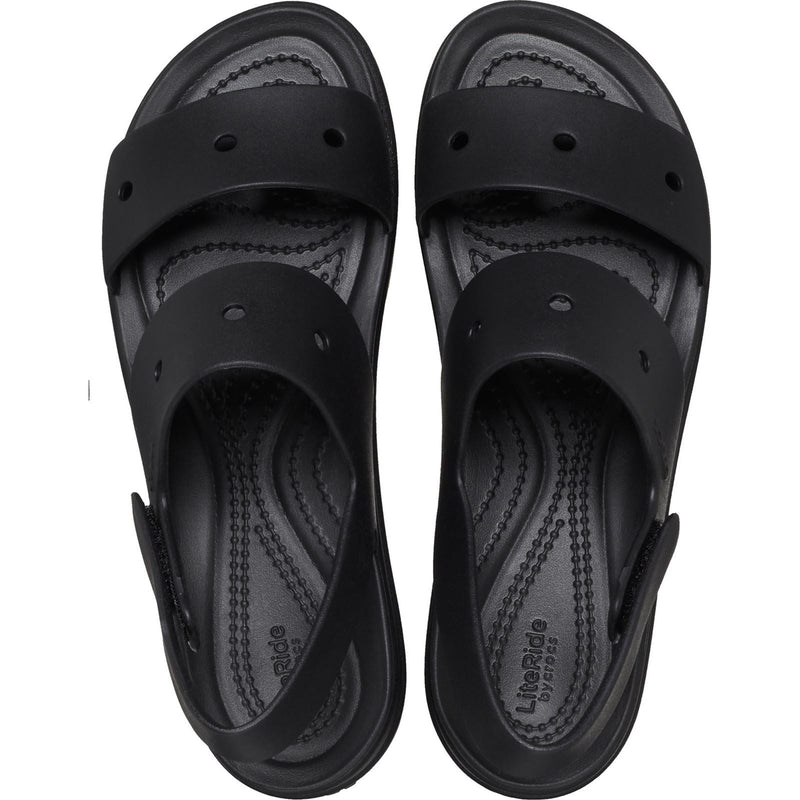 Crocs Brooklyn 4U Sandales Noires Pour Femme En Thermoplastique