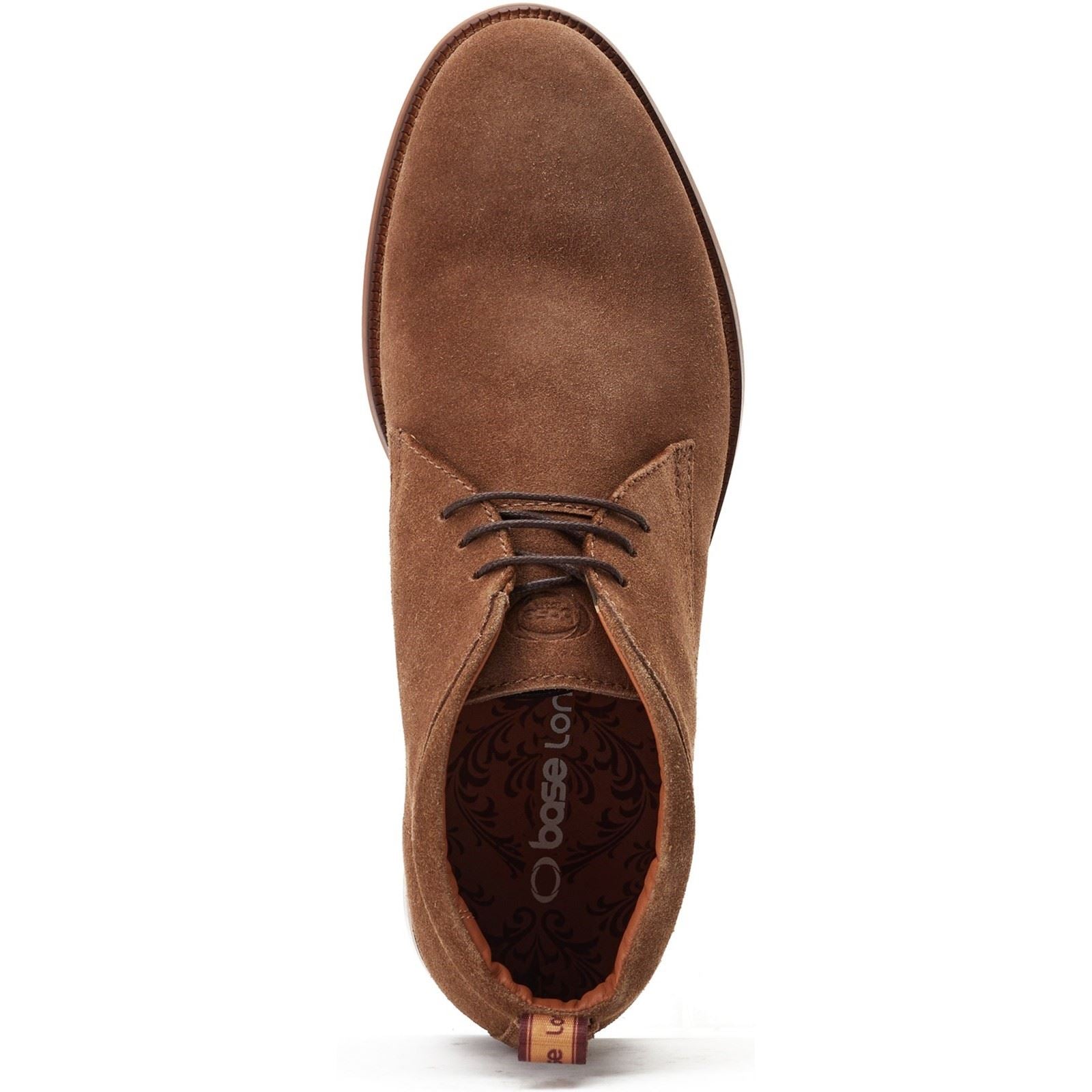 Base London Nolan Bottes En Cuir Pour Hommes Ginger