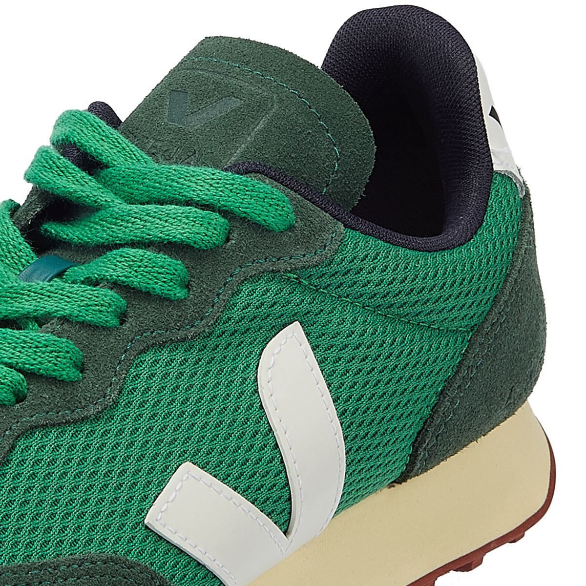 Veja Rio Branco Baskets Pour Femmes Emeraude/Blanches