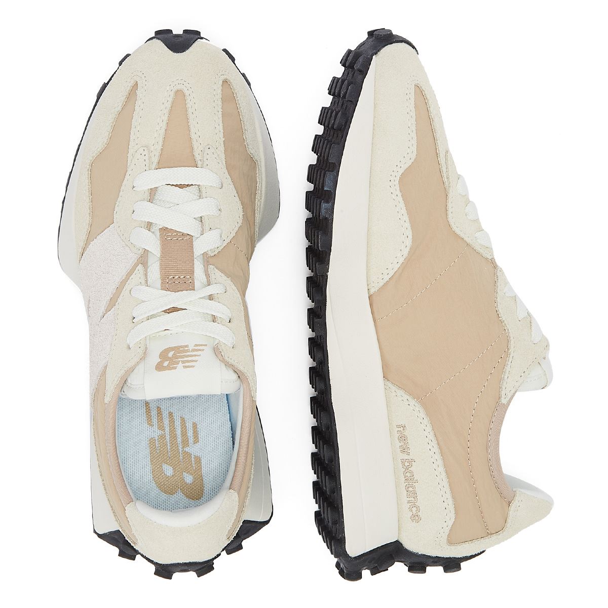New Balance 327 Baskets Beige Pour Femmes En Angora