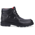 Sperry Authentic Original Lug Chukka Bottes Noires En Cuir Pour Hommes