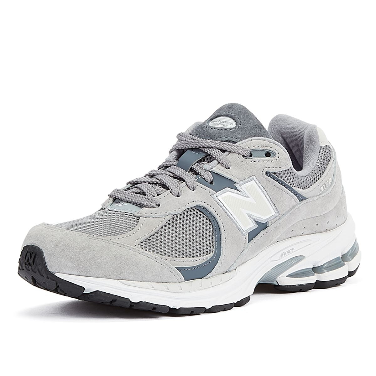 New Balance 2002 Chaussures De Sport En Daim Gris Acier