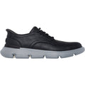 Skechers Garza Duran Baskets En Cuir Noir Pour Hommes