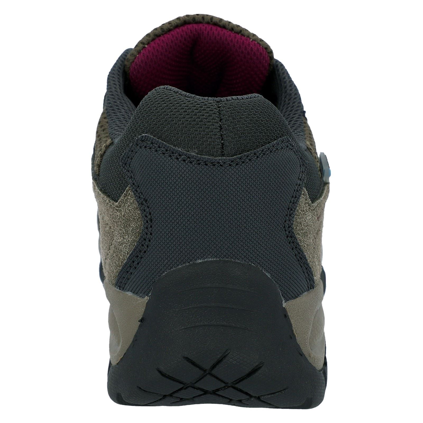 Hi-Tec Torca Low Chaussures De Randonnée Pour Femme En Maille Couleur Taupe Foncé/charbon