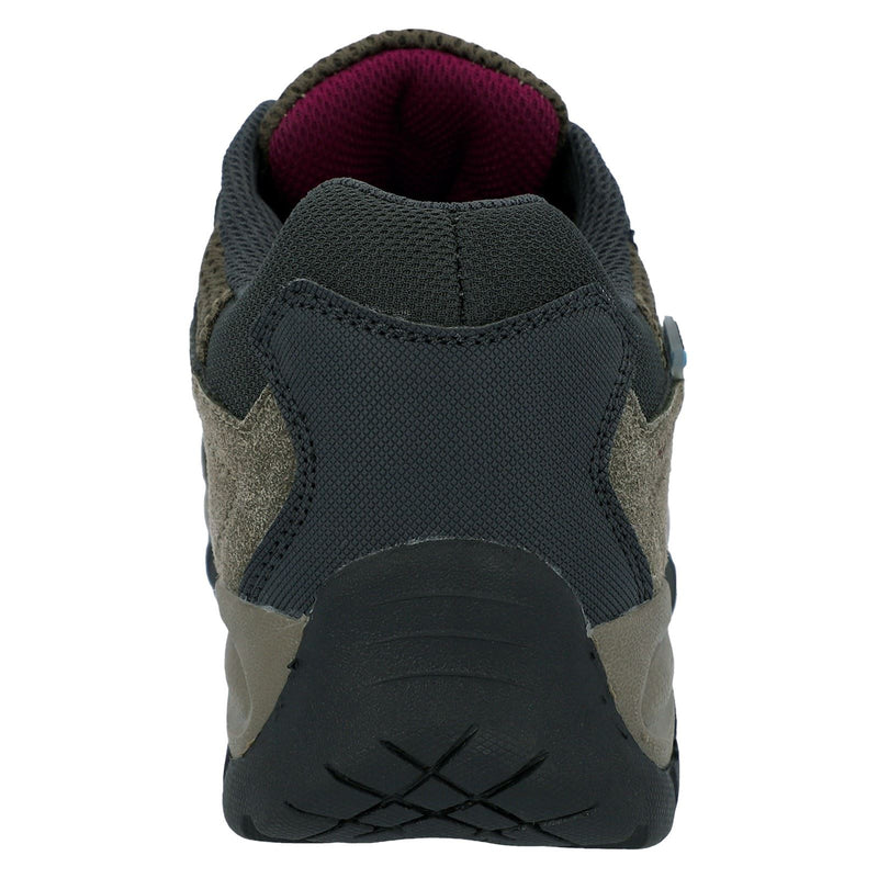 Hi-Tec Torca Low Chaussures De Randonnée Pour Femme En Maille Couleur Taupe Foncé/charbon