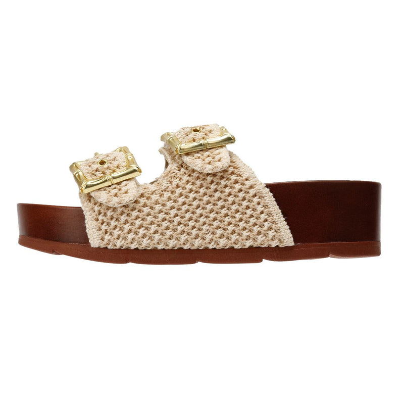 Desert Fleur Super Sandales Beige Pour Femmes
