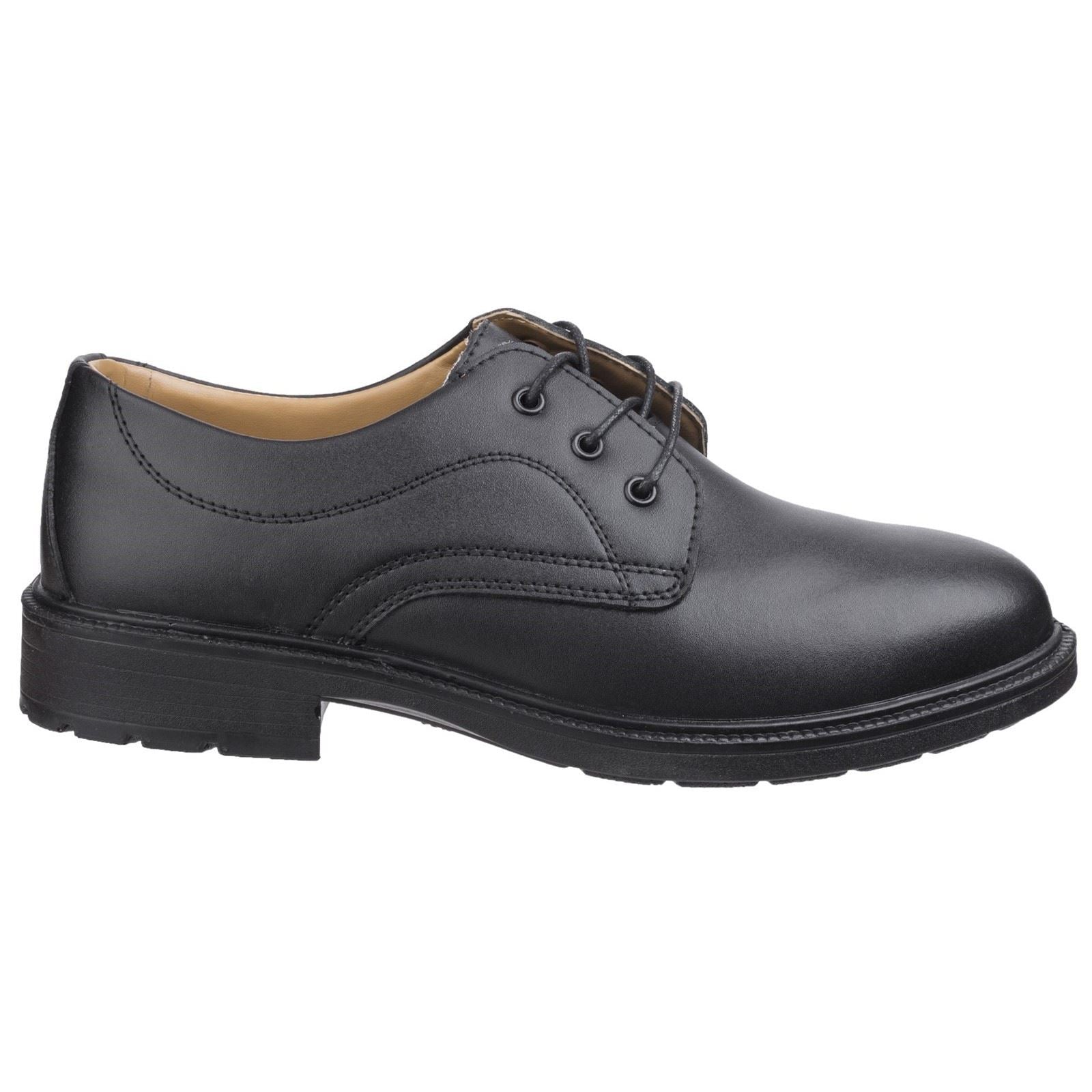 Amblers Safety Chaussures De Sécurité Noires En Cuir Fs45