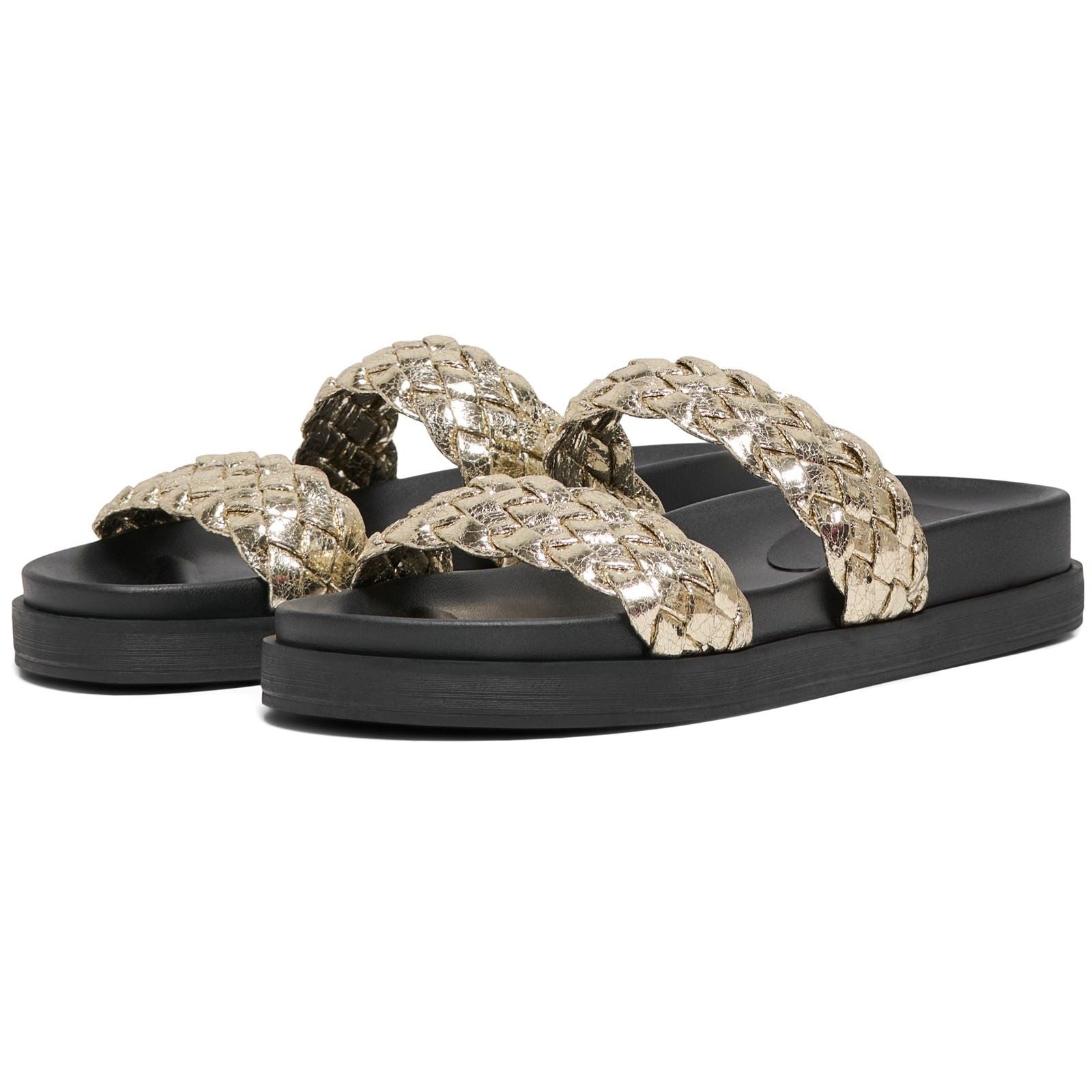 ONLY MINNIE 16 Sandales Pour Femmes En Synthétique Doré