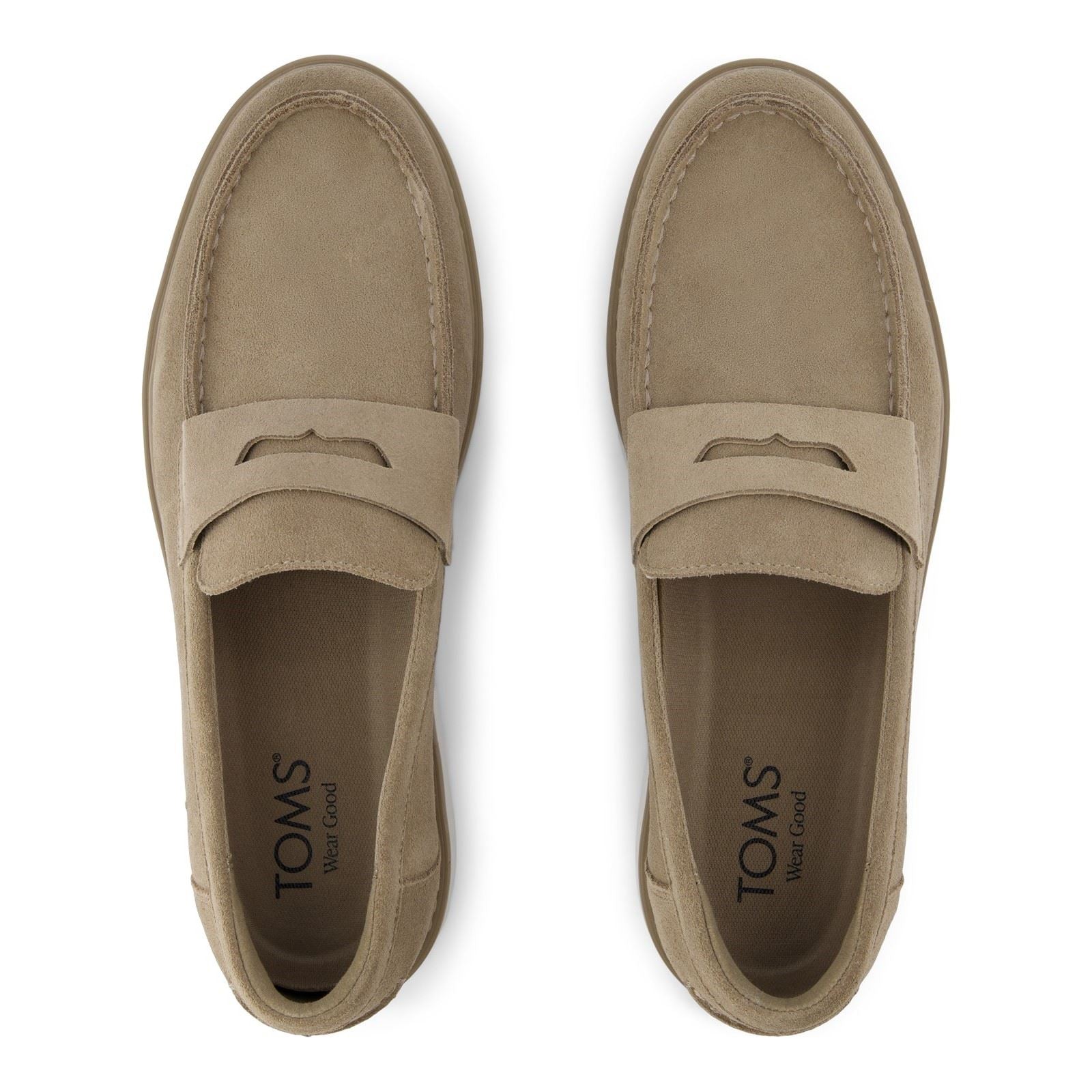 TOMS Navi TRVL LITE Havana Chaussures De Ville Dune Pour Homme En Cuir