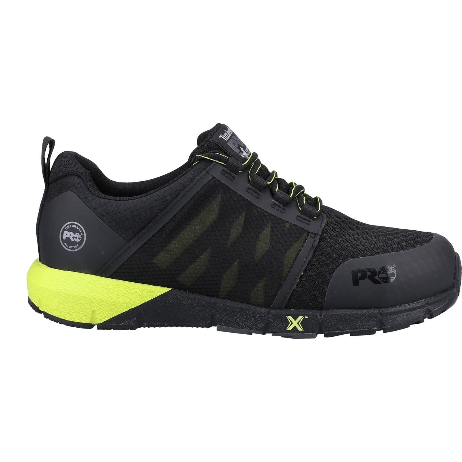 Timberland Pro Baskets De Sécurité Radius Textile Noir/Jaune Haute Visibilité