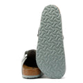 Birkenstock Boston Sabots Gris En Daim