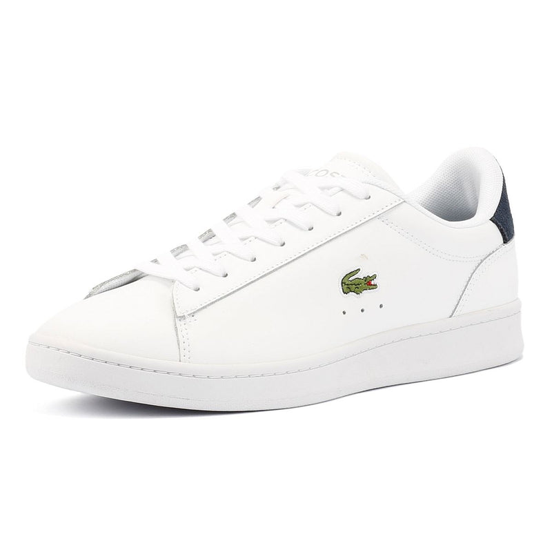 Lacoste Carnaby Baskets Blanches En Cuir Pour Hommes