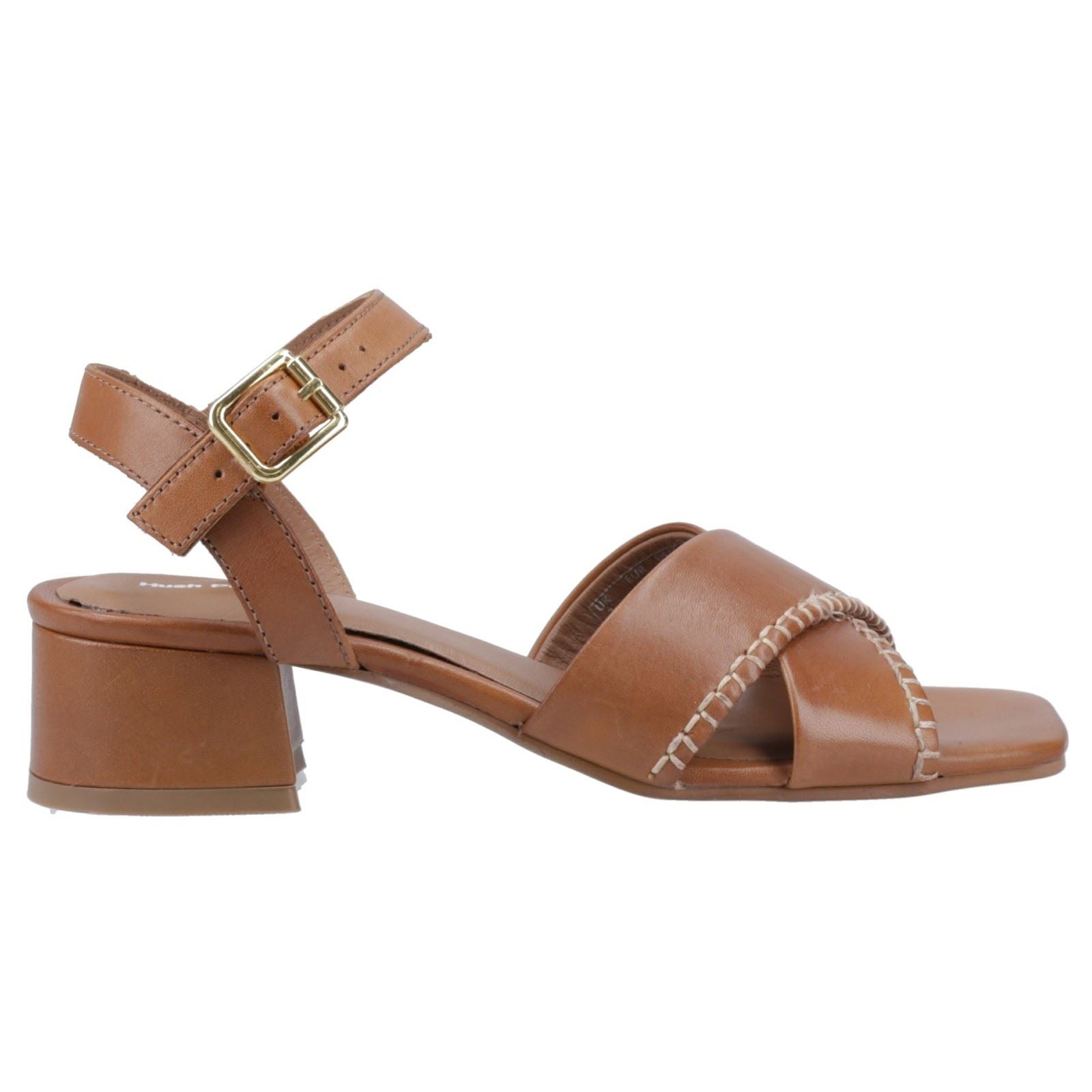 Hush Puppies Lyla Heeled Sandales En Cuir Pour Femme Couleur Tan