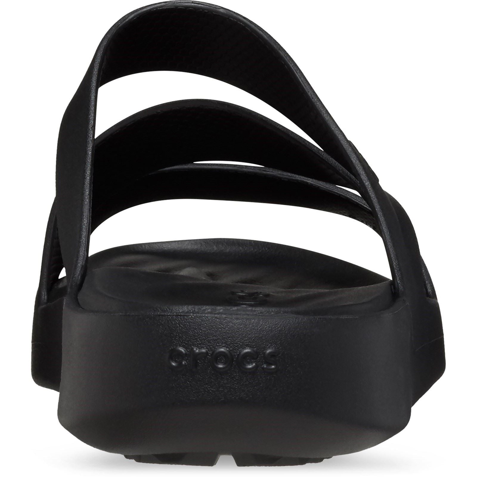 Crocs Getaway Strappy sandales noires pour femme en thermoplastique