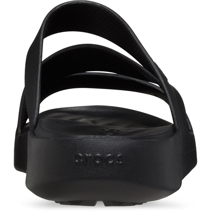 Crocs Getaway Strappy sandales noires pour femme en thermoplastique