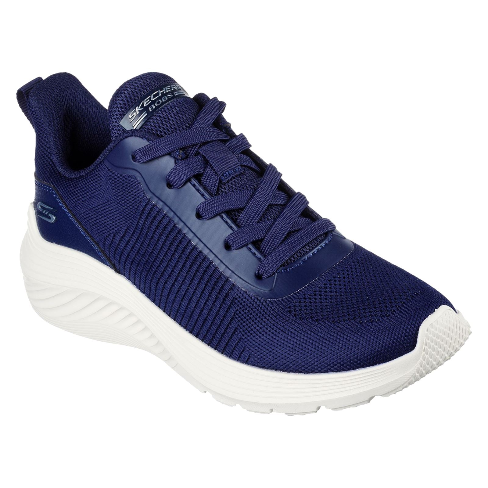 Skechers Bobs Squad Waves Sneakers En Toile Pour Femmes De Couleur Marine