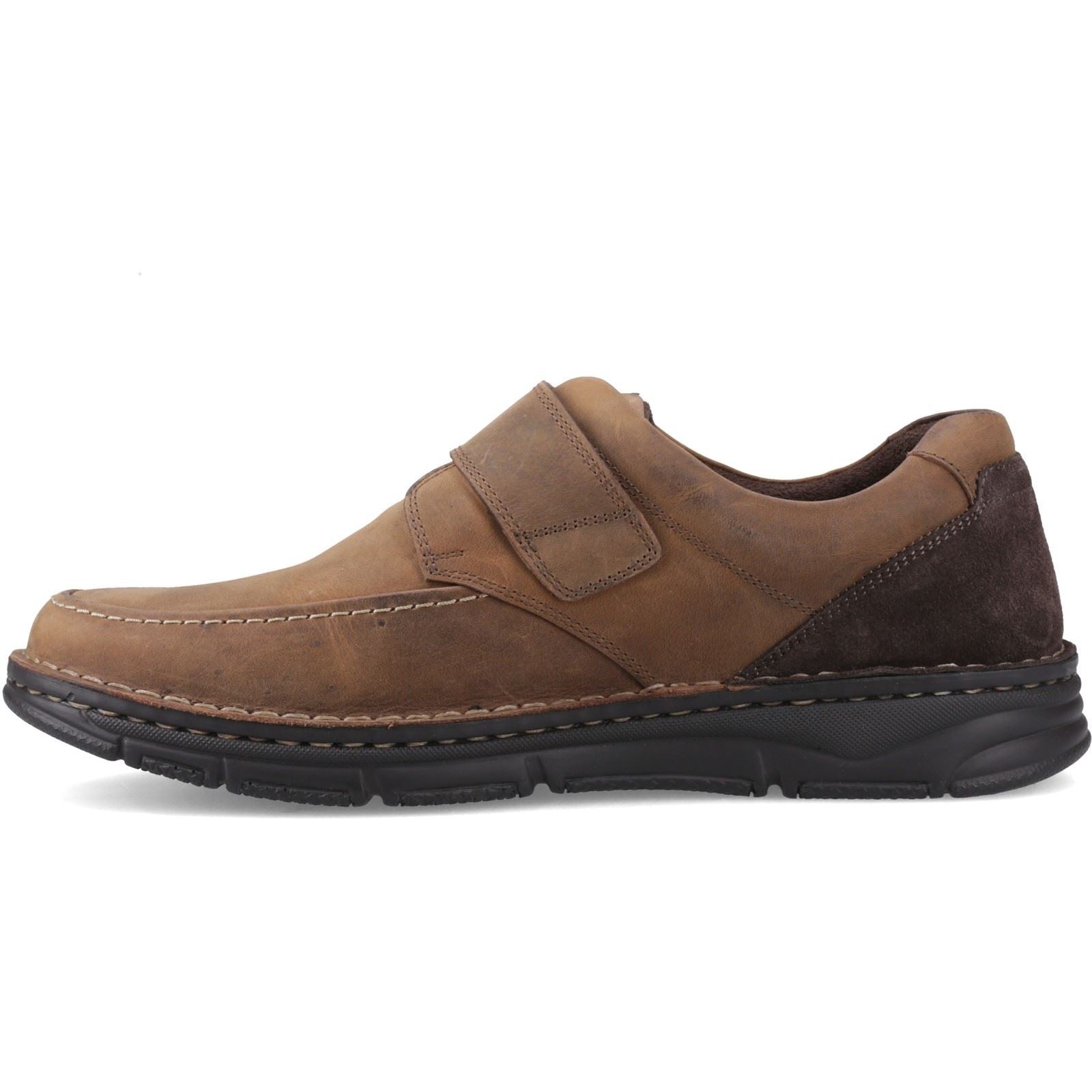 Hush Puppies Forde Touch Fastening Mocassins En Cuir Pour Hommes En Tan