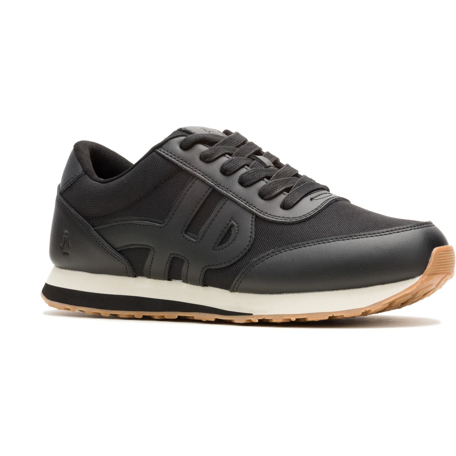 Hush Puppies Seventy8 Baskets En Cuir Noir Pour Hommes