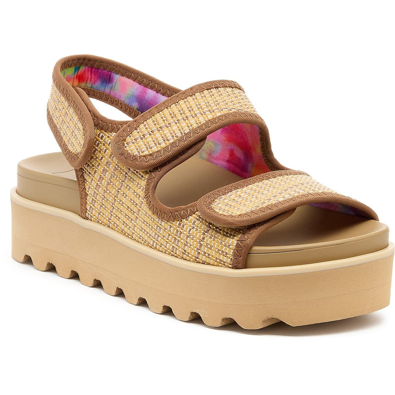 Rocket Dog Balmy Raffia Sandales Naturelles Pour Femmes En Textile