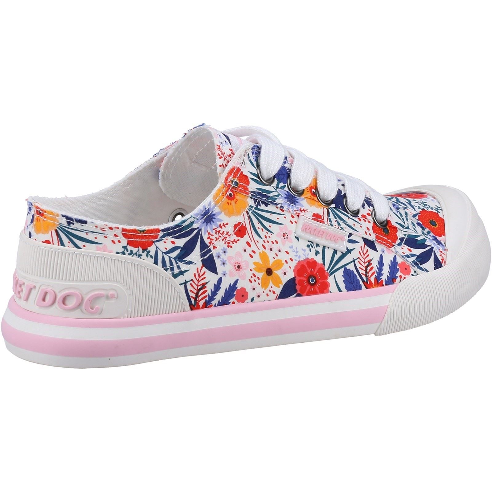 Rocket Dog Jazzin Malden Floral Baskets En Coton Blanc/Multicolore Pour Femme