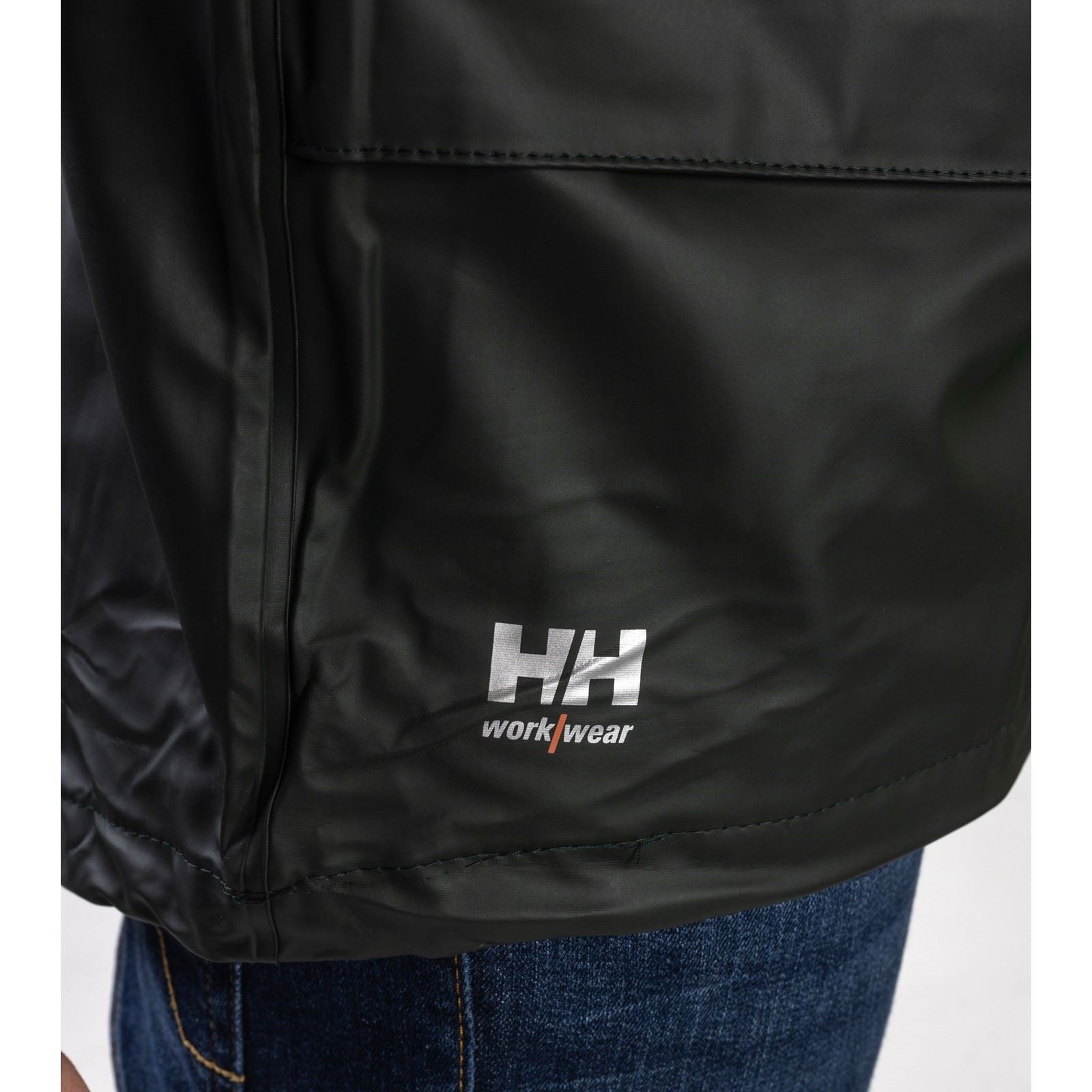 Helly Hansen Workwear Voss Veste De Pluie Verte Unisexe Pour Adultes