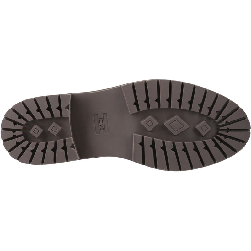 TOMS Bennet Bottes En Cuir Pour Femmes Marron Foncé