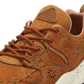 Flower Mountain Baskets Homme En Daim Marron Yamano