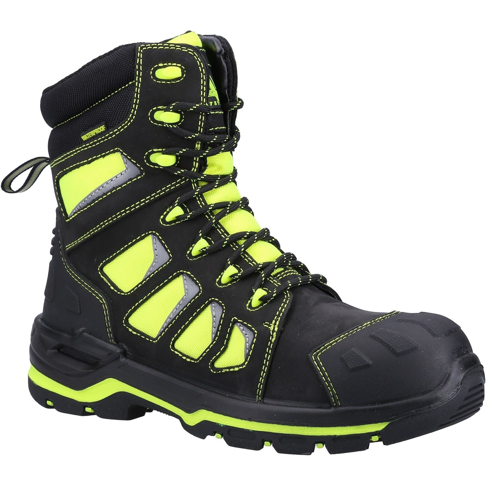Amblers Safety Bottes De Sécurité En Cuir Jaune Beacon