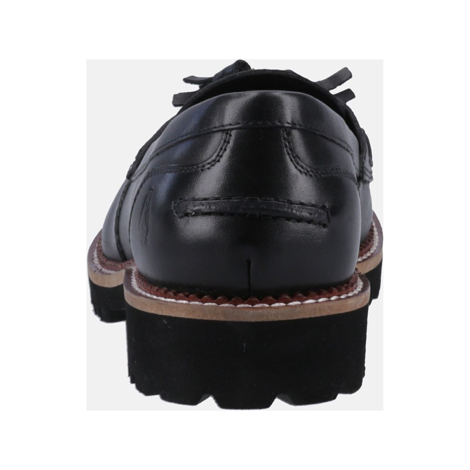 Hush Puppies Ginny Mocassins Noirs En Daim Pour Femmes