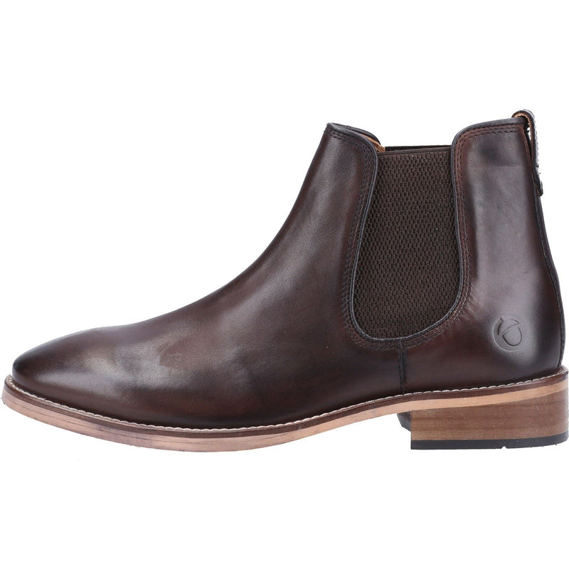 Cotswold Corsham Bottes En Cuir Pour Hommes De Couleur Marron Foncé