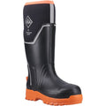 Muck Boots Grit S5 Bottes En Caoutchouc Pour Femme Noir/Orange