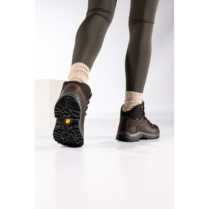 Hi-Tec Ravine Pro Bottes De Randonnée En Cuir Pour Femme Marron