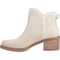 TOMS Hailey Bottes Beiges En Cuir Pour Femmes