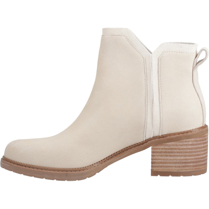 TOMS Hailey Bottes Beiges En Cuir Pour Femmes