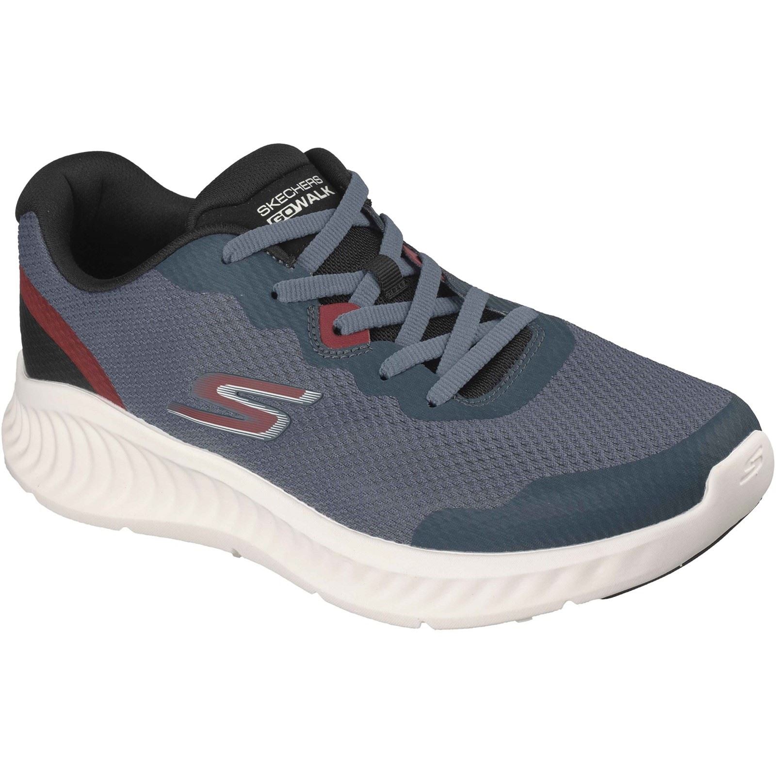Skechers GO WALK Now Viligent Baskets En Polyester Pour Hommes En Ardoise