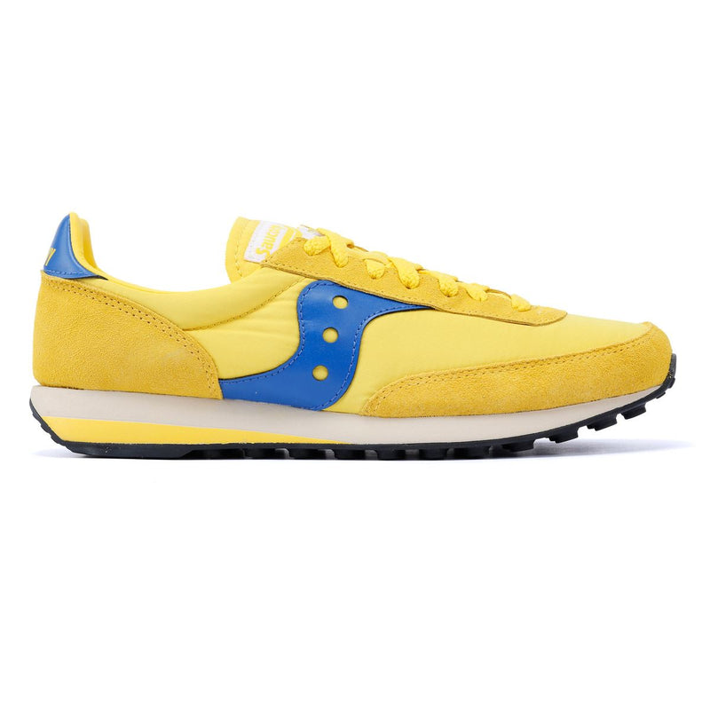 Saucony Trainer 80 Baskets En Daim Jaune