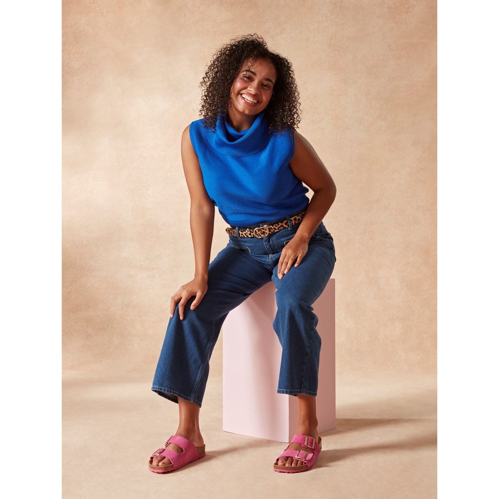 Hush Puppies Blaire Sandales Fuchsia Pour Femmes En Suède