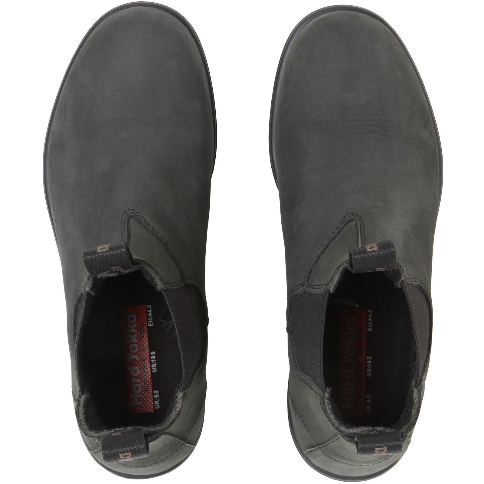 Hard Yakka Bottes En Nubuck Charbon Pour Hommes Brunswick En Cuir