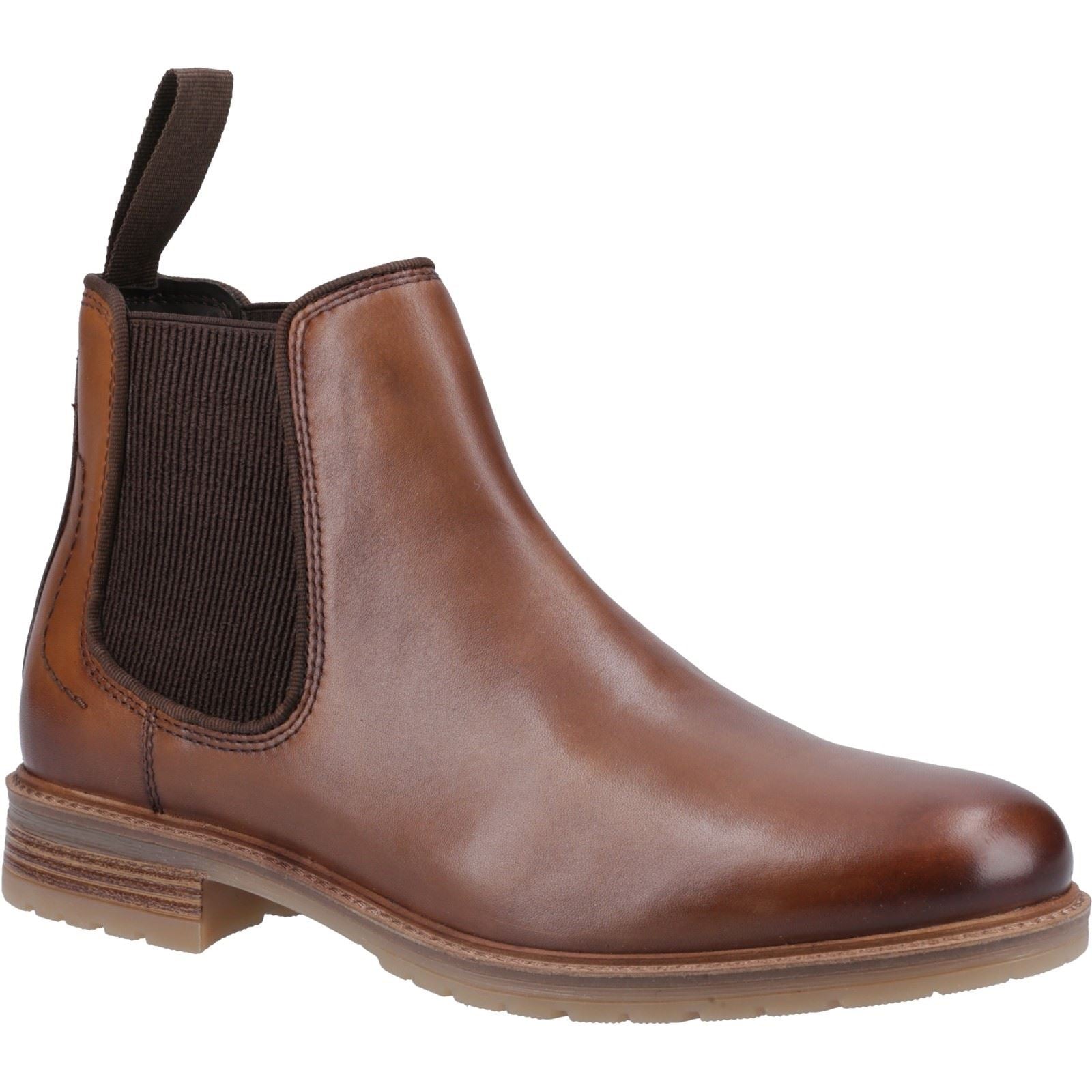 Hush Puppies Russell Bottes En Cuir Pour Homme Couleur Tan